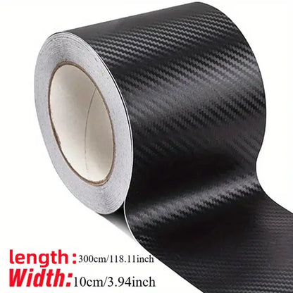 Carbon Fiber Car Door Sill Protector Tape(10cm/3Metre)