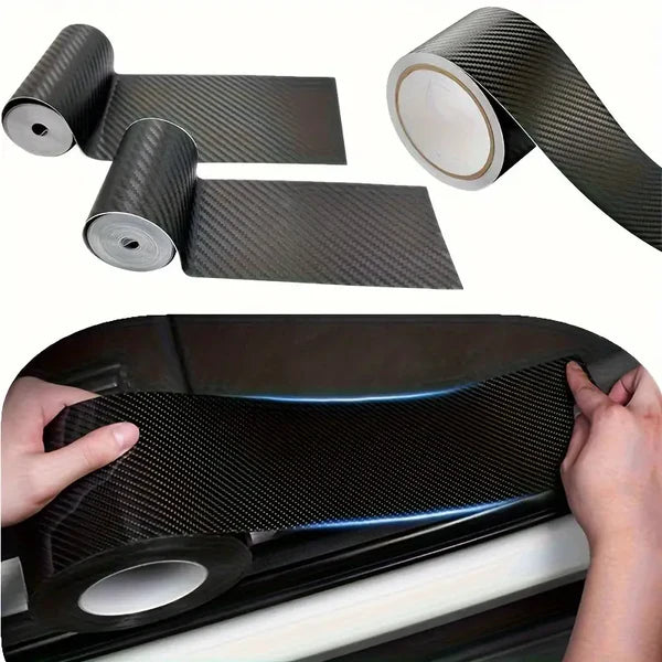 Carbon Fiber Car Door Sill Protector Tape(10cm/3Metre)