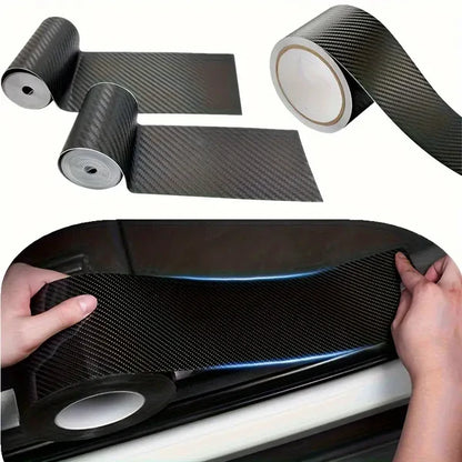 Carbon Fiber Car Door Sill Protector Tape(10cm/3Metre)