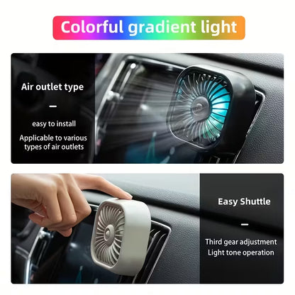 USB-Powered Portable Car Fan
