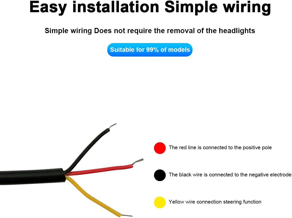 2pcs Car LED Headlight Strips