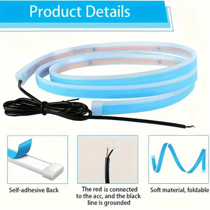 12V LED Car Hood Light Strip Car(1.5m)