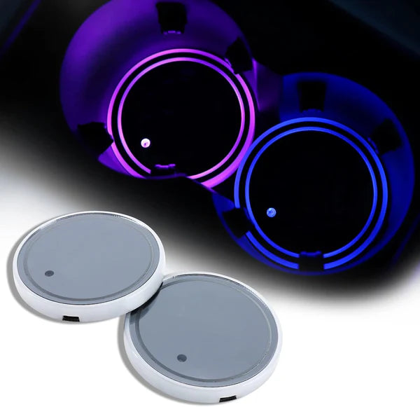 Rechargeable LED Car Cup Holders(2 Pcs)