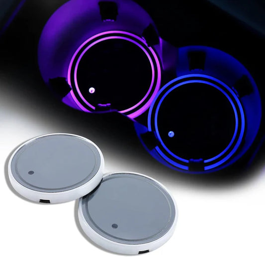 Rechargeable LED Car Cup Holders(2 Pcs)