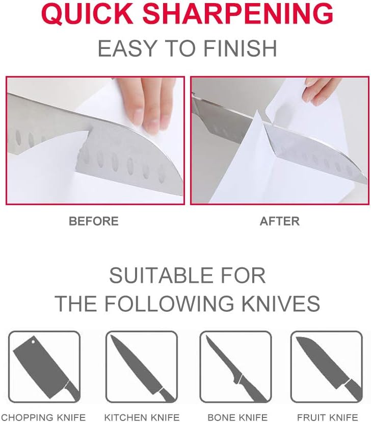 Knife Sharpener with Suction Base