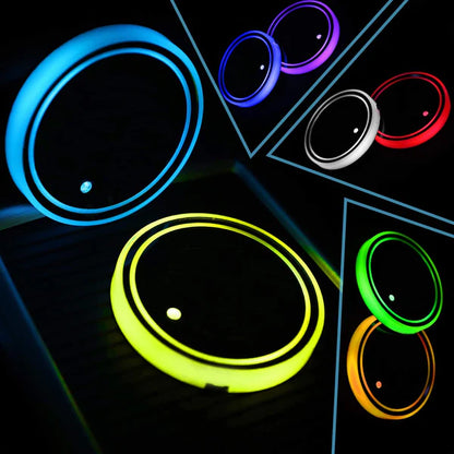 Rechargeable LED Car Cup Holders(2 Pcs)