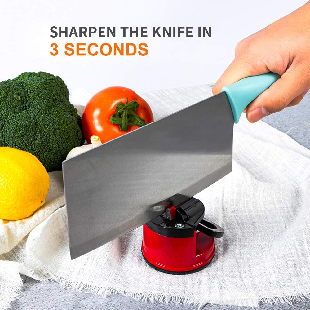 Knife Sharpener with Suction Base