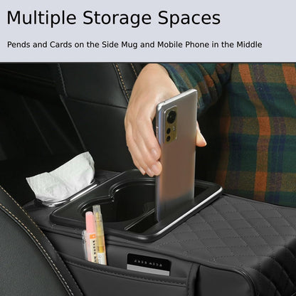 Leather Car Armrest Cushion