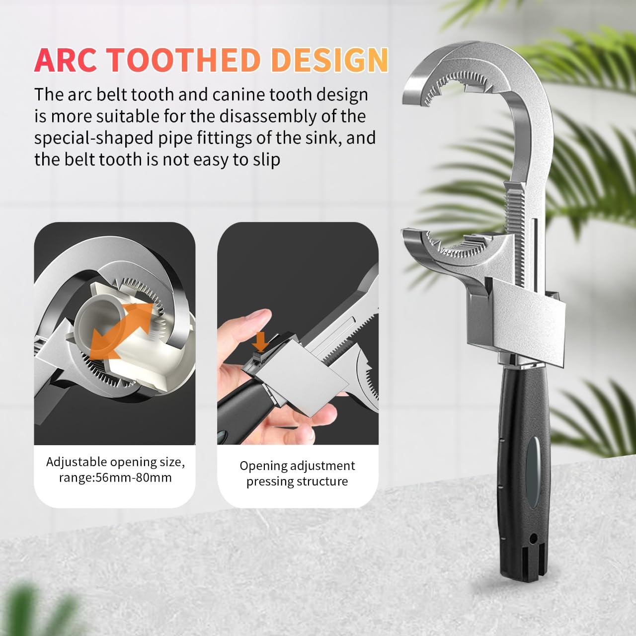 Multifunctional Steel Wrench