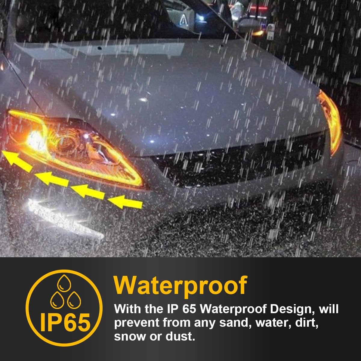 2pcs Car LED Headlight Strips