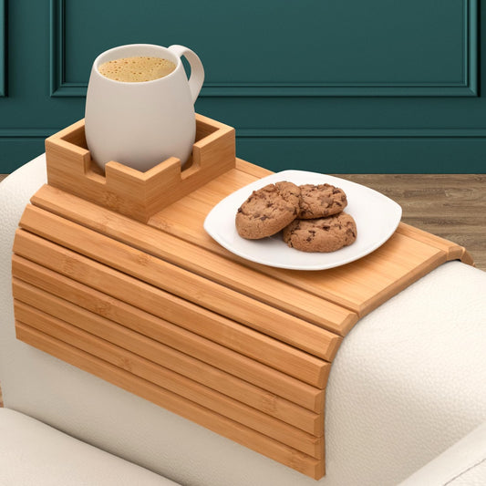 Wooden Sofa Cup Holder