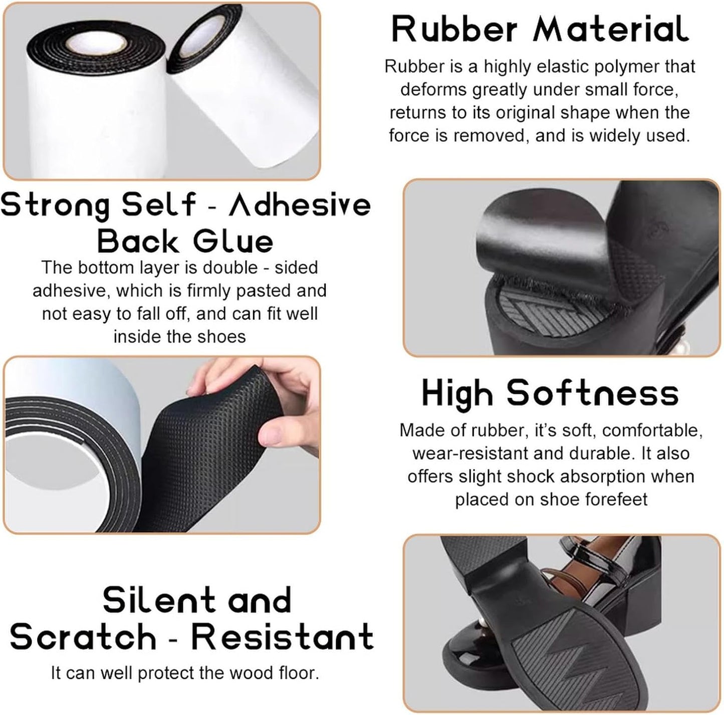 Anti Slip Rubber Sole Tape