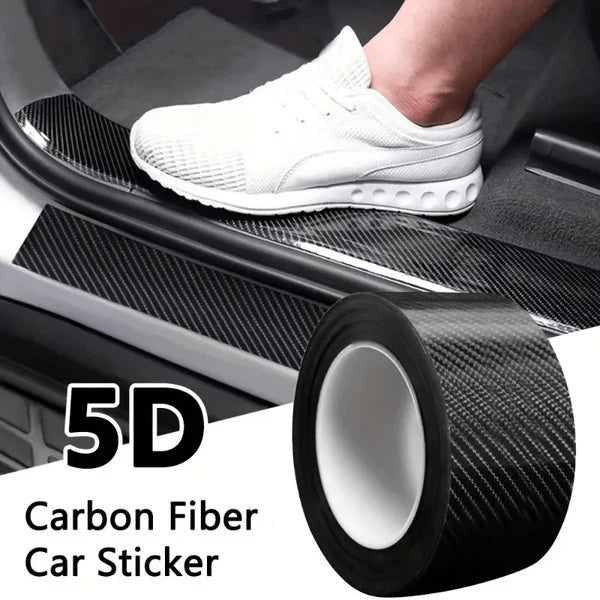 Carbon Fiber Car Door Sill Protector Tape(10cm/3Metre)