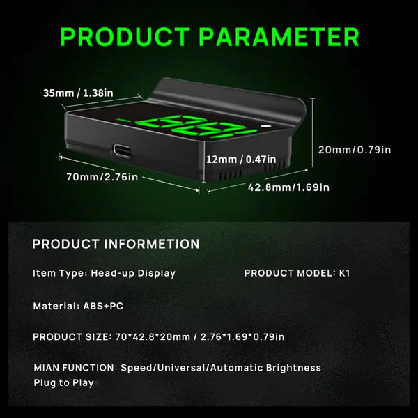 Universal Car Digital Speedometer