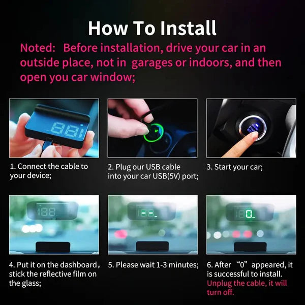 Universal Car Digital Speedometer